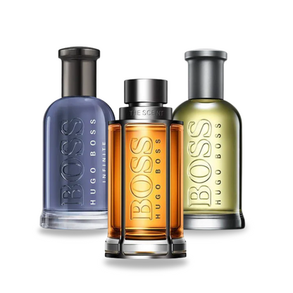 Kit Natal - 3 Perfumes BOSS BOTTLED, BOSS THE SCENT e BOSS BOTTLED INFINITE 100ml