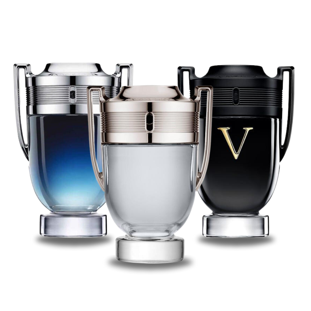 Kit Natal - 3 Perfumes Paco Rabanne INVICTUS LEGEND, INVICTUS e INVICTUS VICTORY 100ml